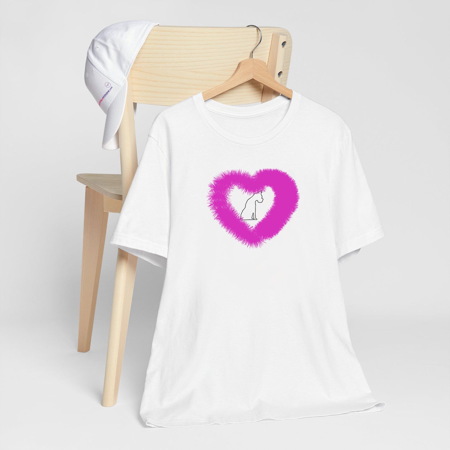 T-shirt Fluffy Heart